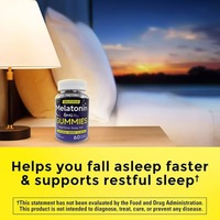 Gummies véganes à la mélatonine OEM pour un meilleur sommeil, saveurs fruitées naturelles, soutien au sommeil à base de plantes, complément apaisant et relaxant pour le bien-être
