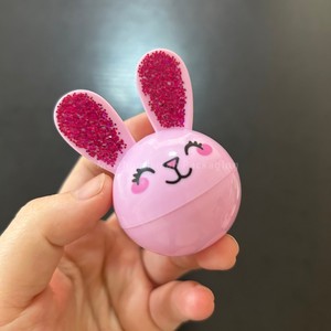 ISMAN Vente en gros de contenants pour baume à lèvres en forme de lapin et d'unicornes mignons de 7 g, étuis à rouge à lèvres ronds en forme de dessin animé pour enfants, pots cosmétiques pour enfants - Product Image 5