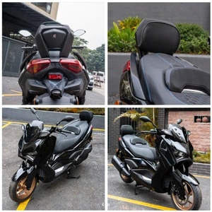 Cojín de <span class=keywords><strong>Asiento</strong></span> Trasero para Scooter Yamaha X Max300, Respaldo de Motocicleta Negro Cómodo con Cubierta de Esponja - Venta al por Mayor - Product Image 3