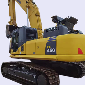 Excavatrice sur chenilles Komatsu PC450-8 d'occasion, poids opérationnel de 45 tonnes, grande pelle de chantier robuste avec moteur comme composant principal - Product Image 1