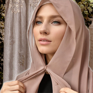 Envío Inmediato 2025 Hiyab Musulmán para Mujer, Pañuelo Sólido Ajustable con Imán, Chifón Instantáneo Transpirable para Cuatro Estaciones, Hiyab con Detección de Agujas - Product Image 3