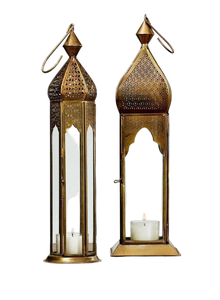 Lanternes et pots à bougies en métal de style marocain moderne pour la décoration de la maison, produit en vente chaude - Product Image 5