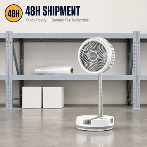 Ventilador Socool de 40000 mAh, Portátil, con Luces LED de Colores, Motor sin Escobillas, Plegable, Recargable, Eléctrico, para Exteriores, Camping, de Pie - Product Image 4