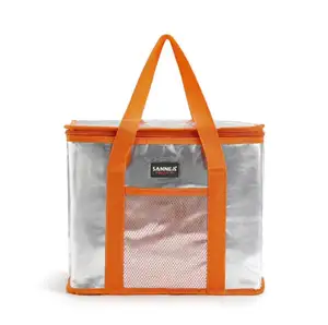 XL многоразовая продуктовая Высококачественная подставка с твердым дном, вертикальная изолированная сумка-холодильник для горячей или холодной еды