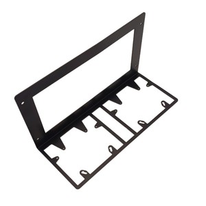 Soporte de chapa de acero inoxidable hecho a medida, cortado con láser, con recubrimiento en polvo, para uso automotriz en exteriores. - Product Image 4