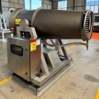 Canon à brouillard industriel en acier inoxydable 304 de 60 m, pistolet pulvérisateur agricole, pistolet à eau, machine anti-poussière
