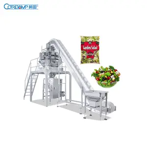 Автоматическая упаковочная машина для взвешивания овощных салатов