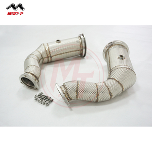 Mertop Top Performance 4,5 "a 3,0" Diseño Tubo de escape de alto flujo URUS V8 4,0 T Tubo de bajada con escudo térmico 2018 + - Product Image 3