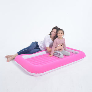Cama de camping unisex para niños y jóvenes, colchón de aire inflable rosa para niños - Product Image 6