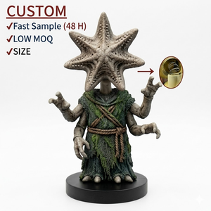 Statuetta Bobblehead di Cthulhu in Resina Personalizzata, Statua Mitologica Horror Artigianale, Figura di Mostro per Collezioni Esclusive - Product Image 1