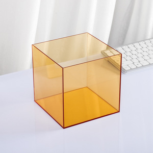 Boîte de présentation en acrylique colorée sur mesure, directement de l'usine, organiseur de maquillage transparent, vitrine pour figurines, boîte de rangement pour articles divers - Product Image 5