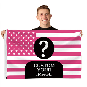 Bandiera Americana Personalizzata 3x5 Piedi, Design con la Tua Immagine, Poster Divertente per Decorare Club, Soggiorni e Camere da Letto - Product Image 3