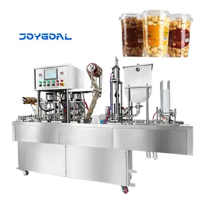 Automatic water cup filling and sealing packaging machine coconut water filling machine