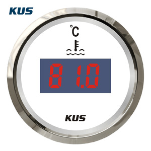 Nuevo Medidor de Temperatura Digital KUS <span class=keywords><strong>CETR</strong></span> IP67 a Prueba de Agua, 52mm, 12/24V, 316SS, 25~120C, para Agua, Generadores y Embarcaciones - Product Image 5