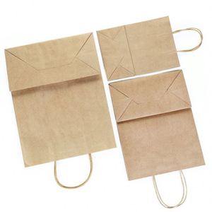Bolsa de Papel Kraft de Moda a Precio Económico, Bolsa de Regalo Personalizada con Impresión, Ecológica, para Compras Minoristas - Product Image 2
