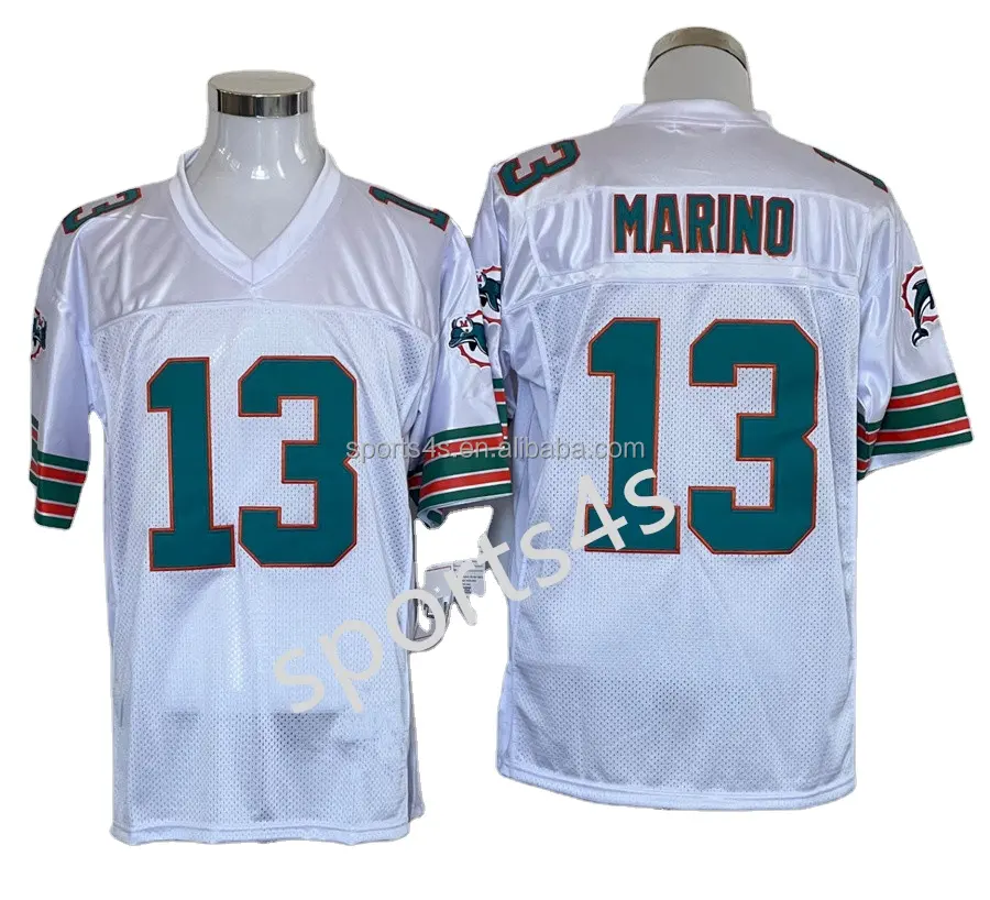 custom high quality usa football jerseys Miami city dolphin Marino Csonka Griese jersey