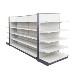 Vente en gros de présentoir en bois et métal robuste Étagères en acier simple face pour supermarché dépanneur et snack - Product Image 6