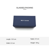 Offre Spéciale Logo personnalisable mode bleu liquide de nettoyage ensemble étui à lunettes en cuir souple microfibre lunettes tissu cadeau PromotionSet