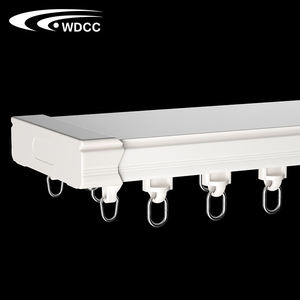Riel de Cortina Ondulado en S, Silencioso, Doble, de Aluminio, para Cortinas con Pliegues Ondulados - Product Image 4