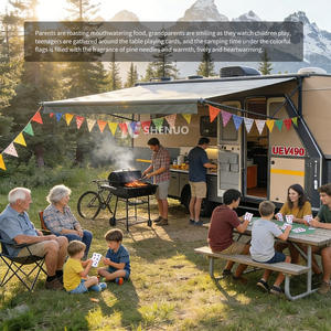 Remolque de Camping de Doble Eje con Certificación ADR, con Energía Solar y Baño, Caravana Galvanizada en Caliente para Campamentos Familiares en Australia - Product Image 5