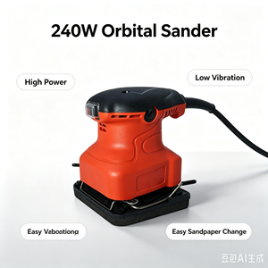 <span class=keywords><strong>Pulidora</strong></span> <span class=keywords><strong>Orbital</strong></span> de Alta Eficiencia de 240W con Diseño de Cambio Rápido de Papel de <span class=keywords><strong>Lija</strong></span> <span class=keywords><strong>para</strong></span> Renovación de Gabinetes - Product Image 1