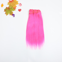 Tresse de cheveux en fibre protéinée pour poupée Blythe, modèle de tissage à trame unique, jouet en peluche, blond, Deep Wave Jerry Curl