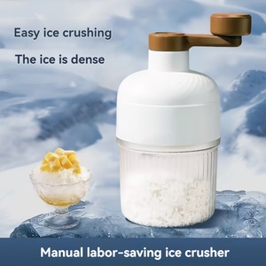 Dropshipping Shopify Fulfillment Agent 2026 Portable BPA Free Manual Snow Cone Crusher Handheld Shaved <b>Ice</b> <b>Maker</b> with <b>Ice</b> Cube - Product Image 4
