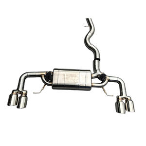 Escape para <span class=keywords><strong>BMW</strong></span> Serie 4 G22 <span class=keywords><strong>418i</strong></span> 420i 425i 428i 430i, Silenciador de Acero Inoxidable SS304 con Válvula, Sistema de Escape Catback con Control Remoto - Product Image 5