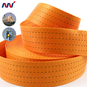 25 38 50 75 100 mm nâng vải <span class=keywords><strong>Sling</strong></span> <span class=keywords><strong>Polyester</strong></span> phẳng web vành đai hàng hóa lashing Ratchet Tie xuống dây đeo để xử lý xây dựng - Product Image 1