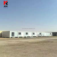 Conteneur pliable de type Z, maison modulaire, conteneurs pliables de 20 pieds, installation rapide, solution de projet globale moderne, travailleurs temporaires