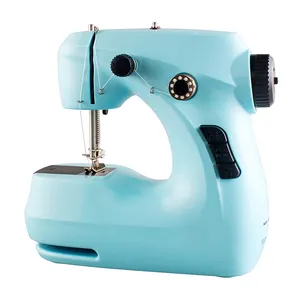 2024 nuevo diseño 211 Mini máquina de coser eléctrica para niños de juguete para el hogar portátil máquina de coser para el hogar precio de fábrica