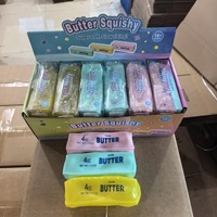 Mainan Tepung Lembut Bentuk Stik Mentega Baru 14 Oz, Mainan Pereda Stres Sensorik Raksasa