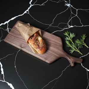 Tabla de Cortar de Madera de Grano Elegante, Fabricada con Madera de Acacia y Mango de Calidad, Proporcionando un Producto Ecológico - Product Image 5