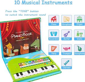 <span class=keywords><strong>Libro</strong></span> de Piano, juguetes para niños pequeños, teclado musical educativo, juguetes de Piano, instrumentos musicales, juguetes presentes para niños - Product Image 2