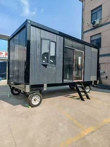 Casa Prefabricada Móvil sobre Ruedas, Moderna Casa Contenedor Modular con Interior Personalizable, Estructura de Acero para Vivienda/Oficina - Product Image 1
