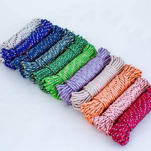 Corde à linge en nylon 4 mm, durable, pour séchage extérieur, forme ronde, protection solaire - Product Image 3