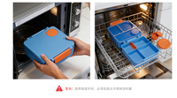 Luxuriöse Smarte BPA-Freie Thermische Bento-Boxen mit Besteck Auslaufsicher Mikrowellengeeignet Spülmaschinenfest Tragbar für Büro/Schule Luftdicht