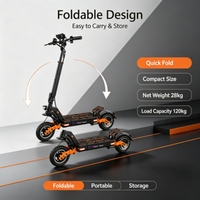 Trottinette électrique pliable pour adultes CT 03 B, moteur sans balais 800W de puissance maximale, longue autonomie, double amortisseur, trottinette électrique tout-terrain