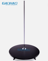 Kit de scène de pole dance GAOHAO - Poteau de pole dance professionnel de 45 mm, rotatif et statique, amovible et portable