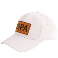 Nouvelle casquette de baseball en maille respirante avec lettres PAPA, combinaison de couleurs tendance et créative, protection solaire, casquette de camionneur pour l'extérieur