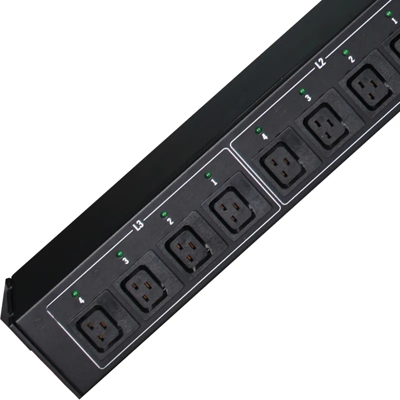 High Power Remote Monitoring   Control Smart Power Strip IEC C19 12 Ways Vertical Intelligent Rack pdu