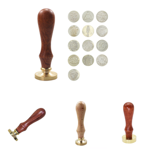 Sellos de cubitos de hielo multicolor y de tamaño con cabeza de latón macizo Mango de madera Sellos de cera de sellado para whisky <span class=keywords><strong>Mojito</strong></span> Drinks <span class=keywords><strong>Bar</strong></span> - Product Image 4
