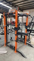 ASJ-D001 Équipement de musculation multi-rack pour salle de sport, machine Smith commerciale, entraîneur fonctionnel, rack à squats