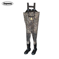 Cuissardes de pêche camouflage haute qualité pour hommes, 1800g, imperméables, en néoprène, avec bottes intégrées, pour la pêche et la chasse à poitrine haute