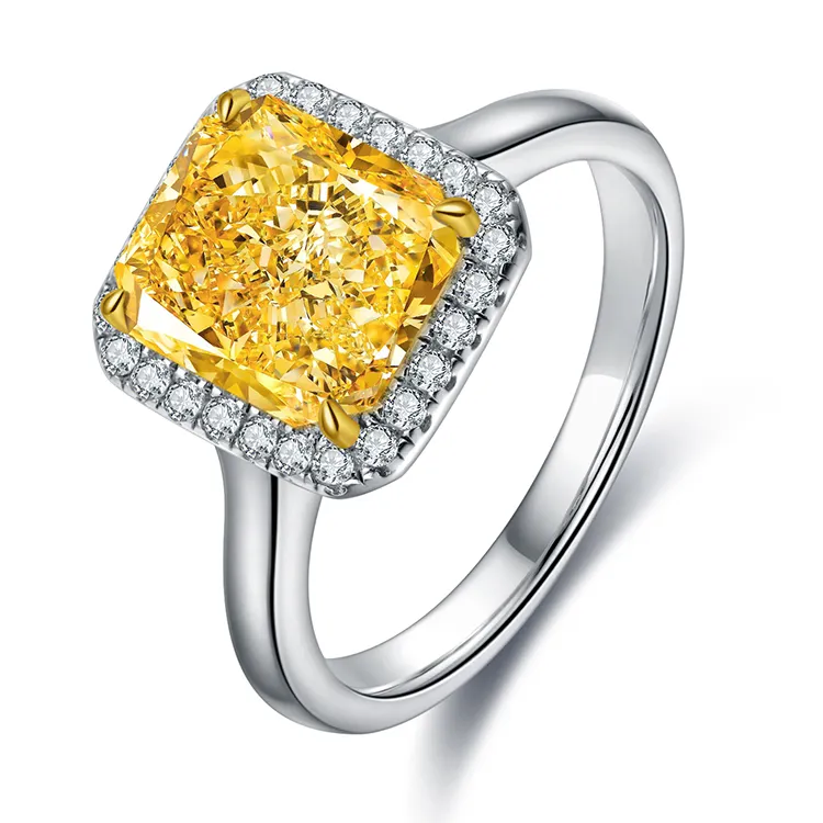 सबसे अच्छा बेच निजी लेबल गहने के छल्ले 925 स्टर्लिंग चांदी Zirconia CZ सगाई की अंगूठी