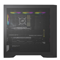 Boîtier pour ordinateur de jeu Panneau maillé haut de gamme Boîtier pour PC de jeu ATX Démontage facile Étuis pour ordinateur et tours Cabinet CPU pour pièces de PC