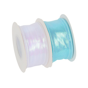 Ruban en tulle léger Evergreenwrap de 4 cm, en rouleau, pour emballage floral, accessoires pour cheveux <span class=keywords><strong>et</strong></span> décoration de cadeaux - Product Image 6