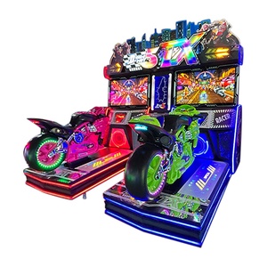 Large-scale <b>Electronic</b> <b>Game</b> Center Mall - Double-player Dynamic 5DX Motorcycle Simulator Coin-operated Arcade <b>Game</b> Machine - Product Image 5
