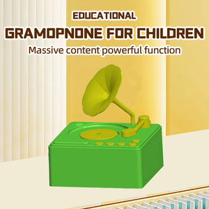 Phonographe pour enfants avec 99 cartes, tourne-disque pour tout-petits, lecteur d'histoires et de musique, phonographe éducatif pour tout-petits de 3 ans et plus - Product Image 5