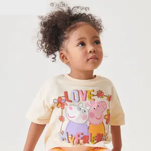 Koop Direct Van China Fabrikant Groothandel Zomer Kinderkleding 100% Katoen Korte Mouw Baby Jongens T-Shirt